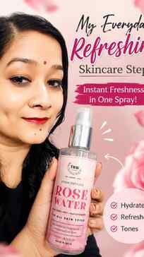Instant Freshness in One Spray! 🌹💦
A quick spritz is all I