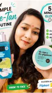 5-Minute De-Tan Skincare Routine ✨
Sun exposure ke baad meri