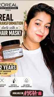 #AD ✨

Real transformation starts with a hair mask. 💛

Heat