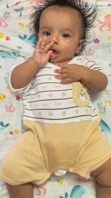 My little charm❤️❤️❤️❤️
#babygirl #babymilestone #momlife #
