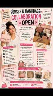 H!!! Koi bag brands jo collaboration m interested ho please 