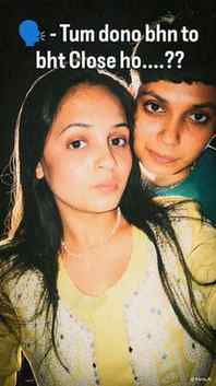 Waise pyar bht hai dono me😀.
.
.
.
.
.
#sister'slove #siste