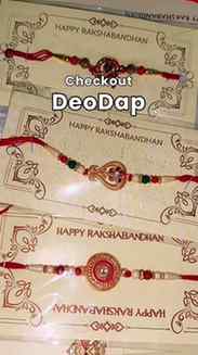 Celebrate Raksha Bandhan with DeoDap! 🎁💖
✨ Rakhis starting