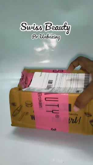 Swiss Beauty pr unboxing 📦🤩 

#unboxing #prpackage #ugccre