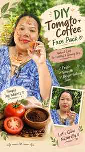 đ
â Tomato + Coffee DIY Face Pack â¨
āĻā§°āϤ⧠āĻĨāĻāĻž āĻĻā§āĻāĻž simple in