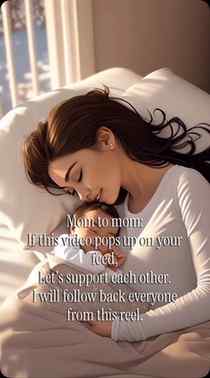 Hey mommy 💕
 Let’s support each other & grow together 🤍
 I