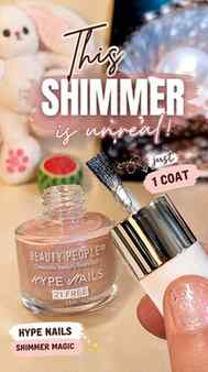 I wasnβt ready for this shimmerβ¦ β¨π€
One coat and look at th