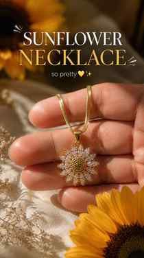 you find a necklace that's even prettier when the light hits