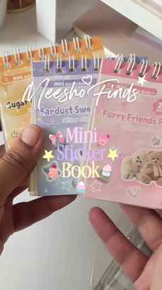 Mini sticker books that are too cute to resist 🥹✨ Perfect f