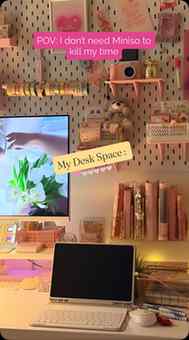 POV: I don’t need miniso to kill my time ✨

My desk space is