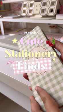 Meesho Cute Stationery Find is here for every aesthetic girl
