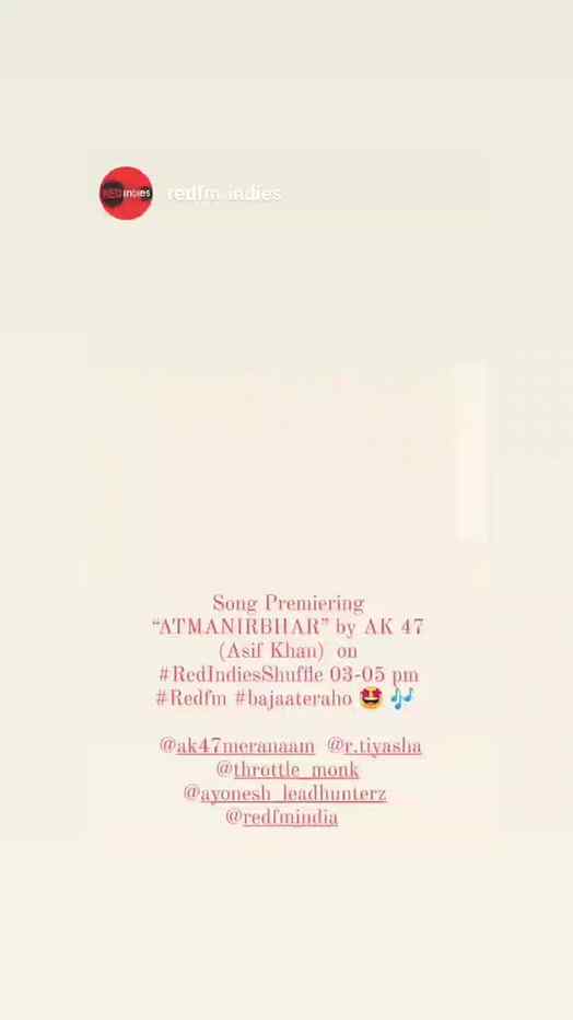'ATMANIRBHAR' by AK 47 @ak47meranaam PREMIERING ON #redindie