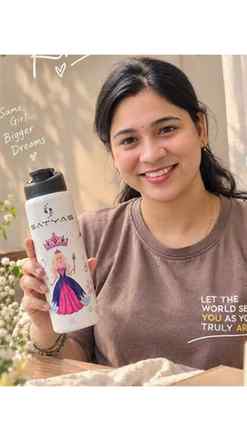 SATYAS sipper bottles = practical + cute for little ones! ✨�