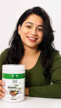 I’ve been adding Little Joys Nutrimix 2+ to Raadhya’s milk f