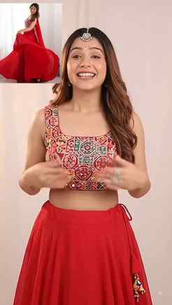 ❤️ Red Lehenga Choli ❤️😍
शादी और त्योहारों के लिए खूबसूरत र