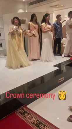 The crown ceremony is a moment of great pride and happiness 