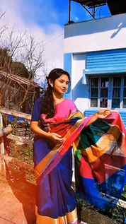 Saree twirl and the Kalimpong sky 💙✨
.
.
.
#viral
#fyp
#r