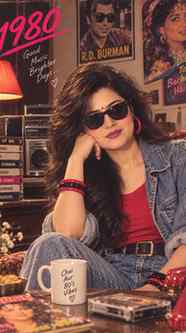 Same soul, different era... 
serving the ultimate 80's look.