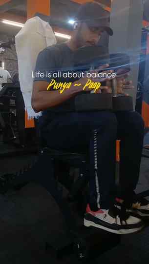 Life is all about balance 
Like punjab & paap

#gymmotivatio