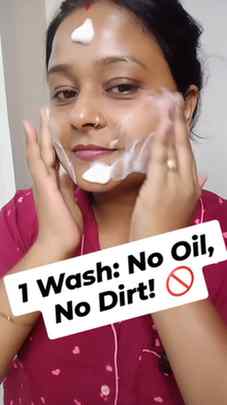 If you're tired of that midday greasy shine, GLEARA foaming 