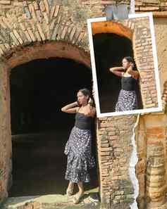 Just me, soaking in the beauty of old places 🤎✨
Wearing @sh