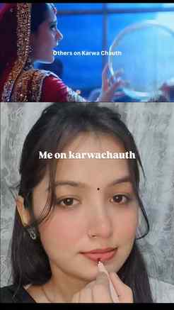 Other Vs me on karwachauth
.
.
.
.
.
.
#fyppppppppppppppppp