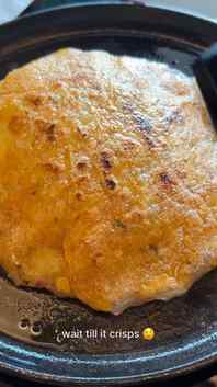 Crispy rice paper aloo parantha that actually tastes SO good