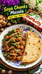 Soya Chunks Amritsari Masala 😍 | Crispy & Spicy Soya Chunks