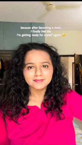 After becoming a mom, even getting ready properly feels like