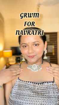 GRWM for Navratri 💖✨ — the post I forgot to post! 😂💃
💗