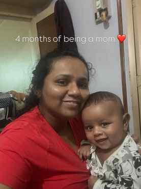 Four months of loving you Arjun ❤️ @babyabhira #babyboy #4m