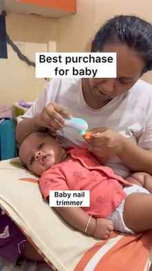 Tiny nails need extra care. 💙✨comment for link of this prod