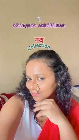 माझ्या नथ कलेक्शनमध्ये अजून सुंदर भर! ✨😍
Nath from @nanda__
