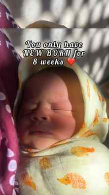 Sleepless nights, endless cuddles, soft cries, milk-drunk sm