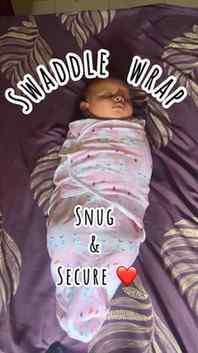 Wrap. Snuggle. Sleep. 🤍

This soft swaddle wrap keeps your 