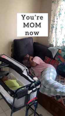 Mom mode on 🫨Sleeping? ❌
Checking baby every few minutes? ✔