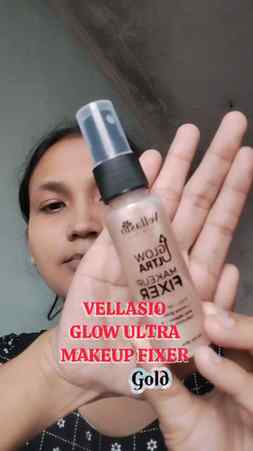 @vellasio_cosmetic glow ultra makeup Fixer🥰❤️
Shade- Gold