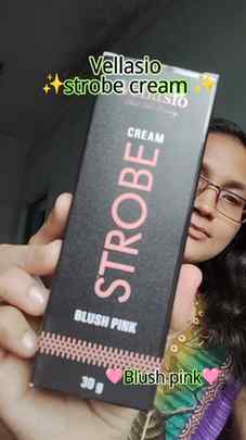 @vellasio_cosmetic strobe cream gives instant pink glow 🩷❤️