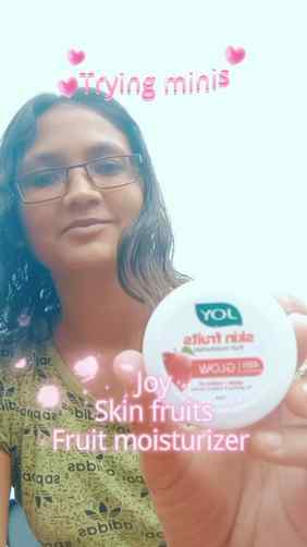 Trying minis #1
@joy_beautifulbynature skin fruits:- fruit m