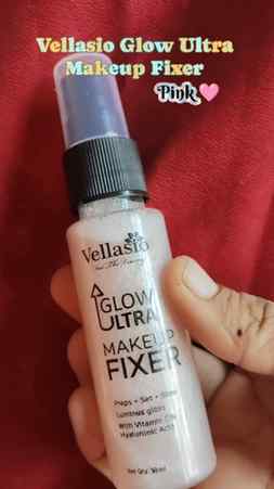@vellasio_cosmetic glow ultra makeup Fixer
Shade - pink 🩷
