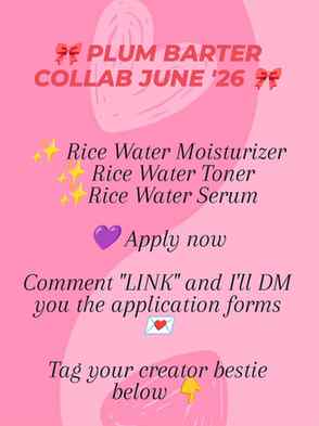 💜 PLUM x Creators 💜

Interested? Comment "LINK" 🎀✨

@plum