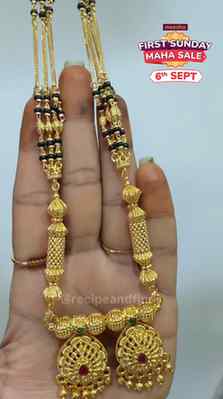 कालच्या नऊवारी Reel मधली jewellery आता तुमच्यासाठी! 
गौरी-गण