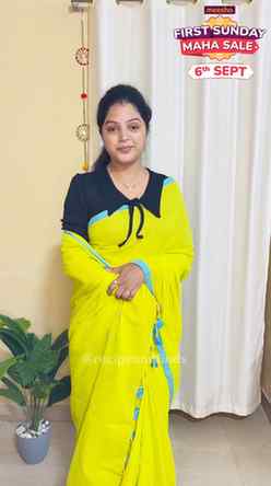 ✨ ₹300 च्या आत इतकी सुंदर Handloom Cotton साडी! 😍💚
Soft fa