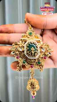 Maharashtrian look ला चार चाँद लावणारे हे सुंदर **Meenakari 