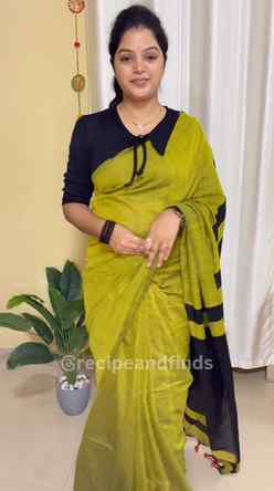 550/- मध्ये असा elegant look? 😍
Cotton saree + black crop t