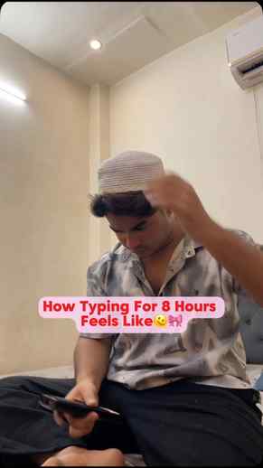 Typing For 8 Hours Be Like😂😭
Muslim know the pain when th