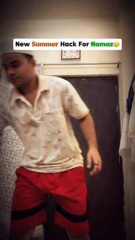 The Namaz Hack In Summers😂😂 

When you’re in shorts but yo