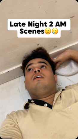 Late night 2 am scenes🤭 

Before even picking up the call, 
