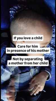If you truly love a child, care for them in the presence of 