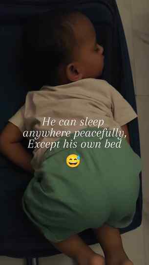 Kids and their sleeping positions are on another level 😂😭